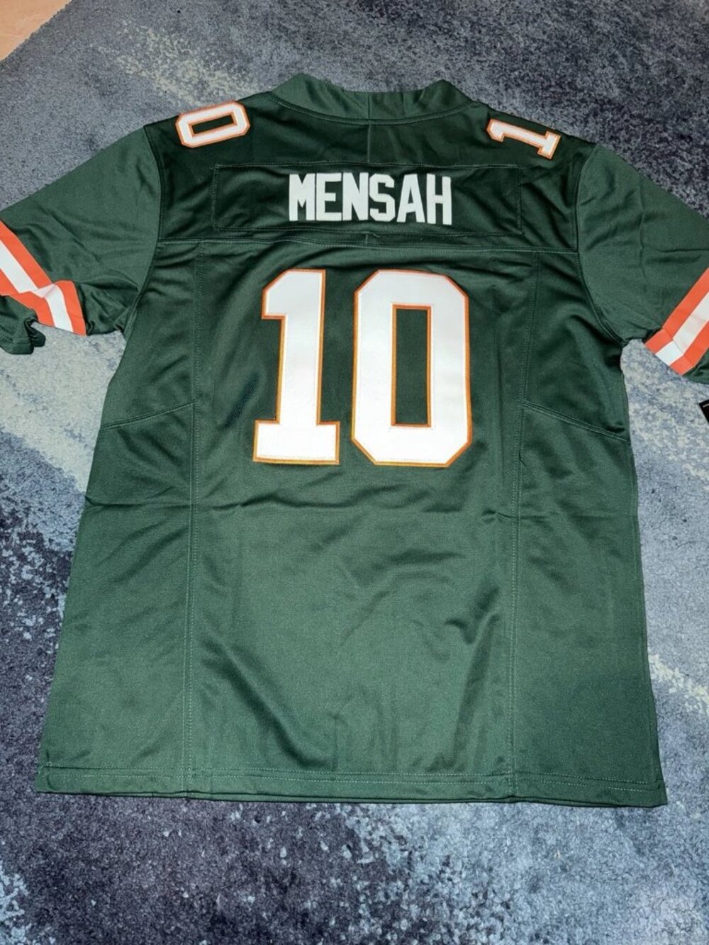 Darian Mensah Green Jersey Stitched Vapor